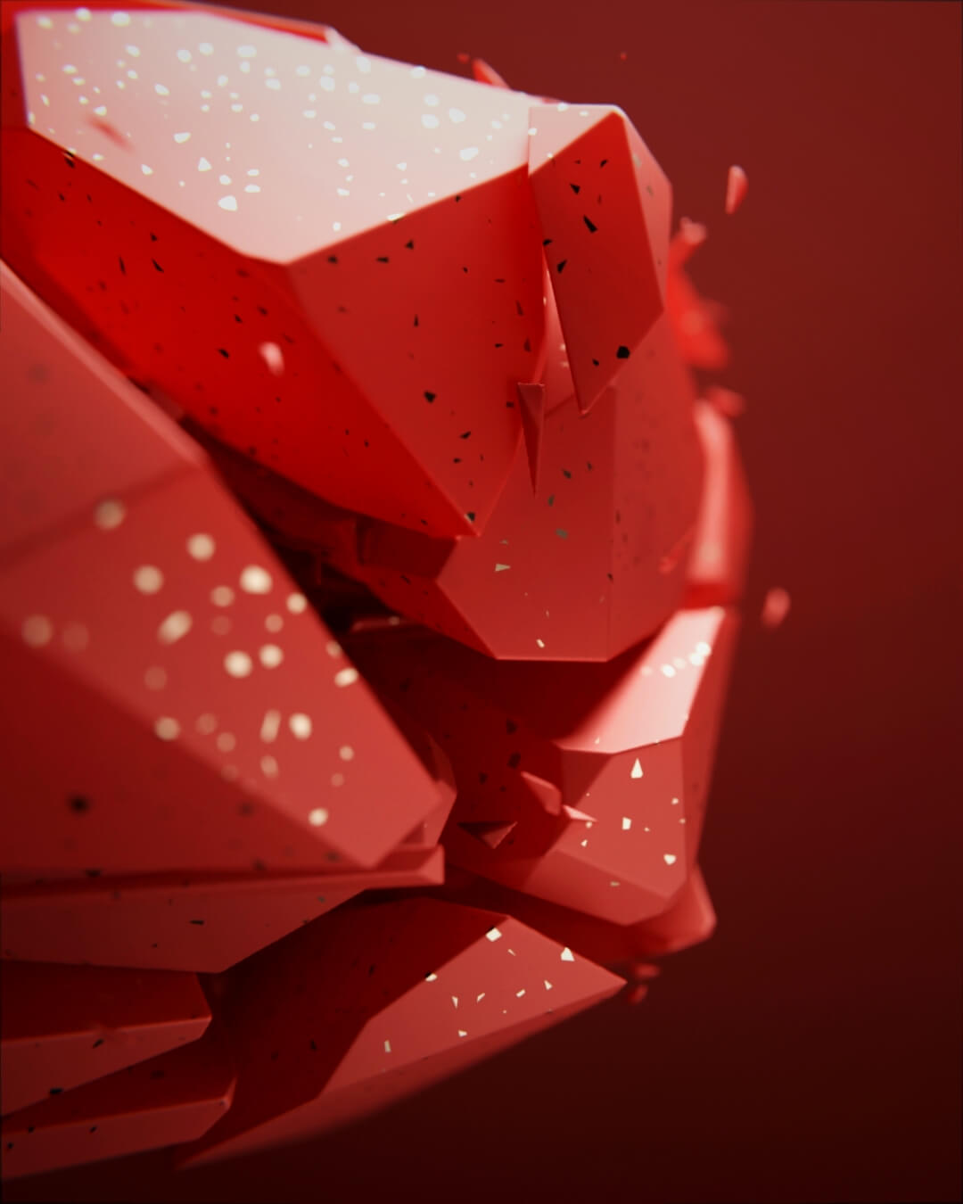 3d studio - exploration fracture materiel cgi