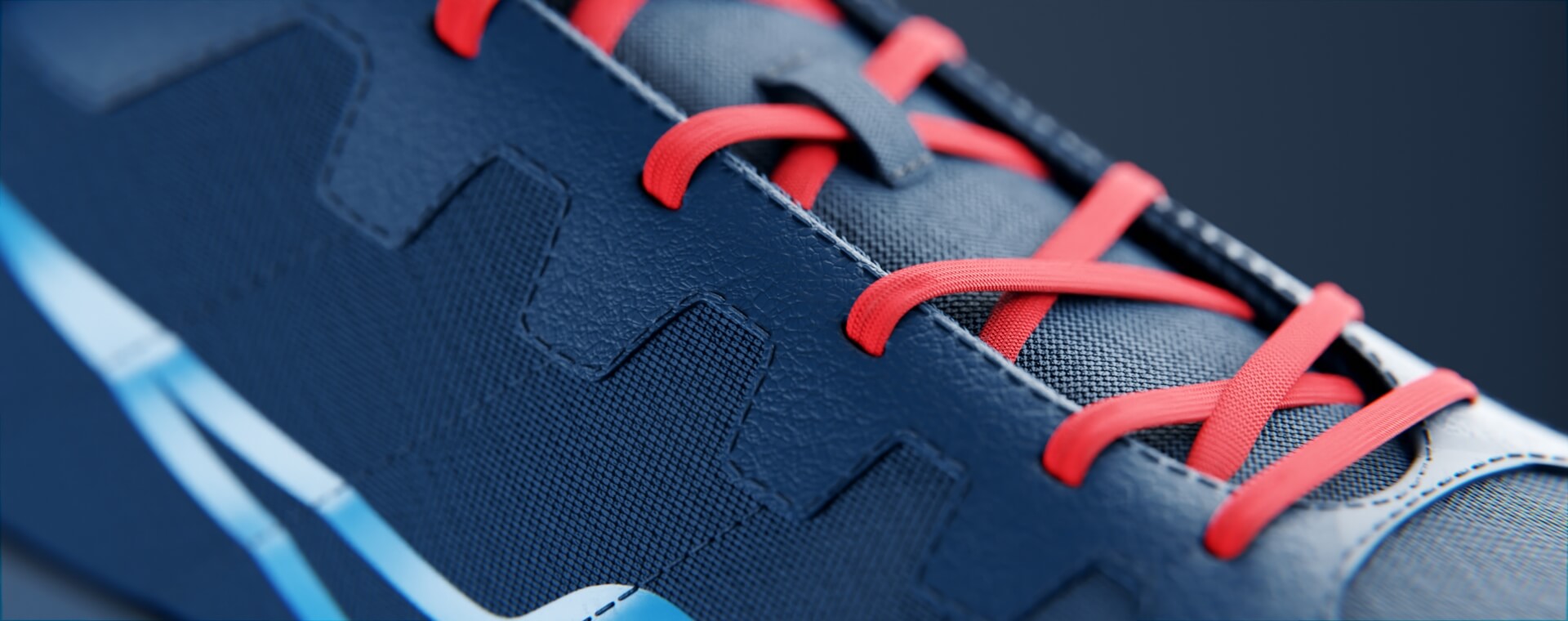 Chaussure 3D rendu 3D